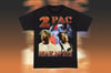 2pac Rap Bootleg Styled Tee