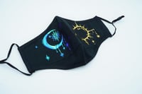 Image 3 of Luna y Sol (Moon and Sun) Face Mask 