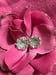 Image of Pretty pink flower earrings