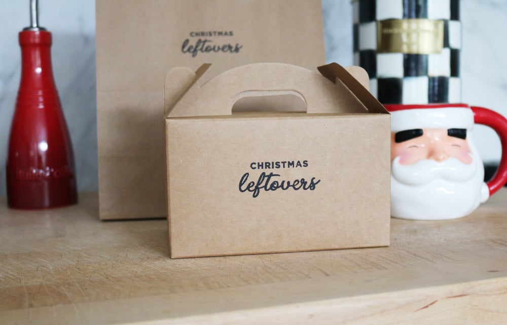 Image of Christmas Leftovers To Go Box