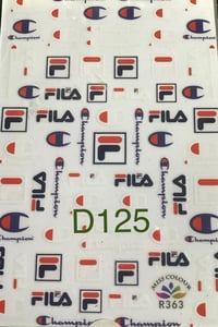 Image 5 of Nail Stickers D121-D125