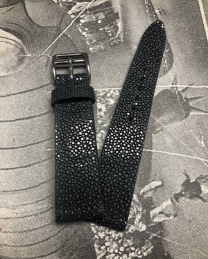 Image of Black Stingray classic watch strap