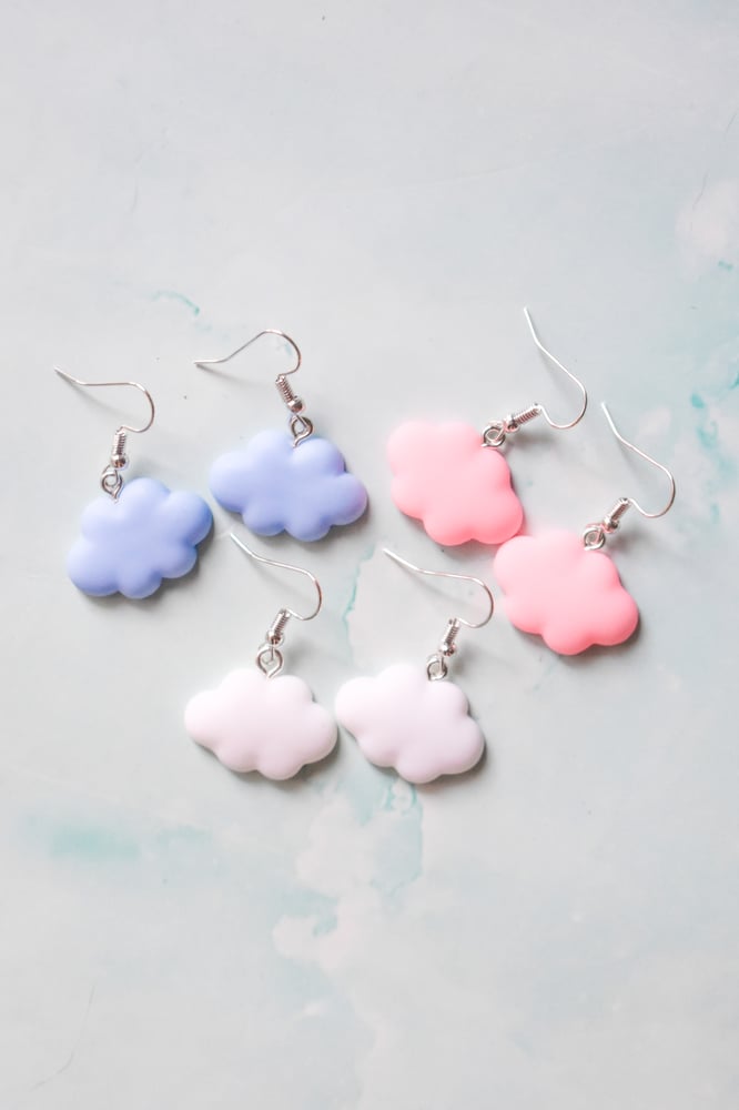 Image of Cloud Hook Earrings