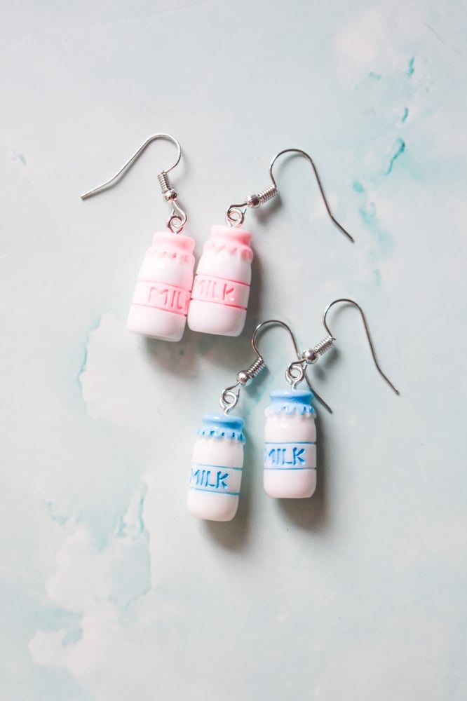 Image of Milk Bottle Hook Earrings