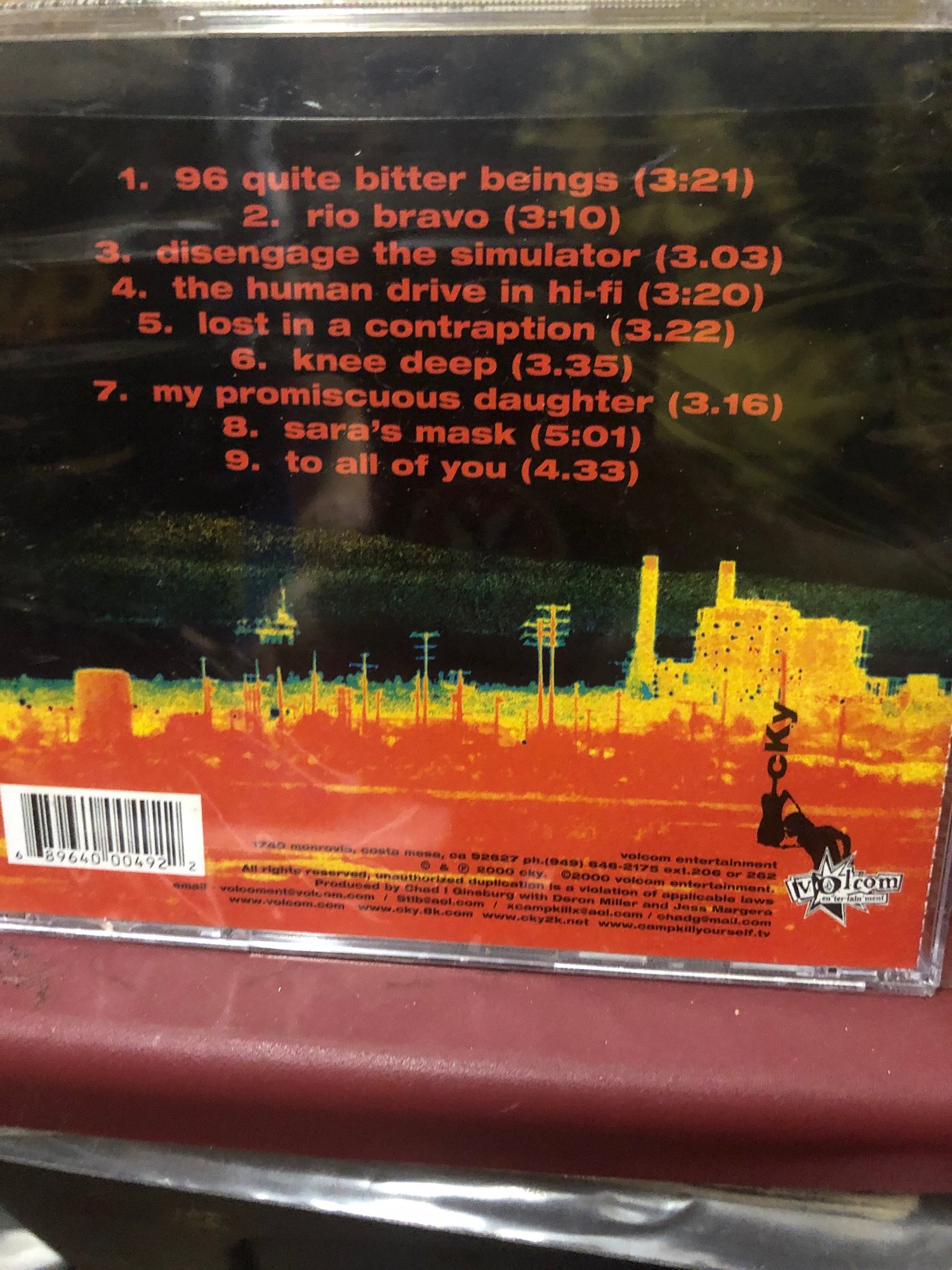 Image of CKY Original 2000 "Volcom Camp Volume one" CD SEALED