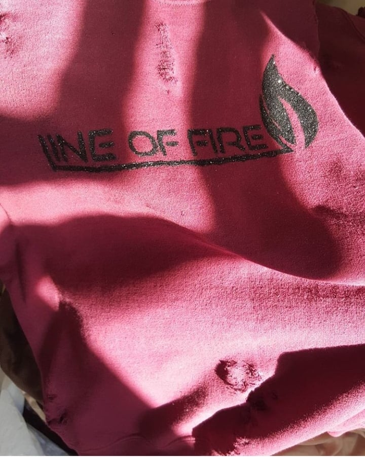 Image of "Distressed Smokey" Sweatshirt 