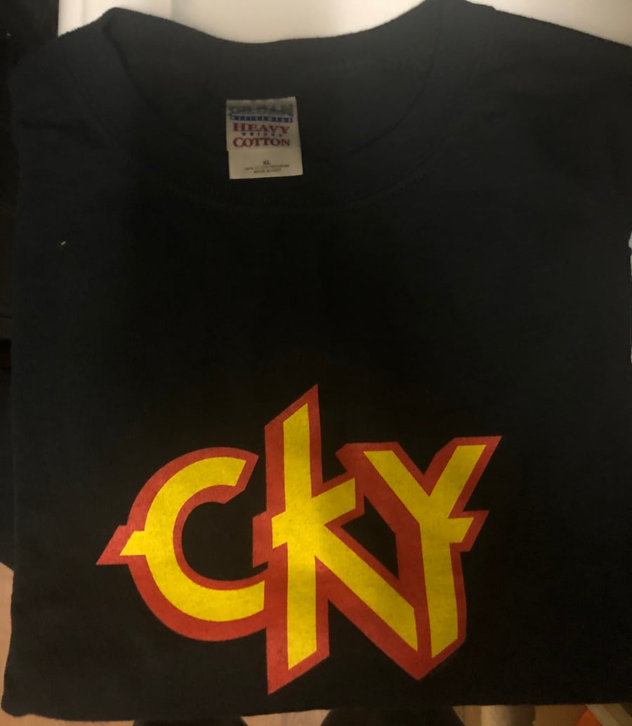 Image of Real vintage Cky logo 2005 new old  stock Official tee- best version made-XL ONLY 