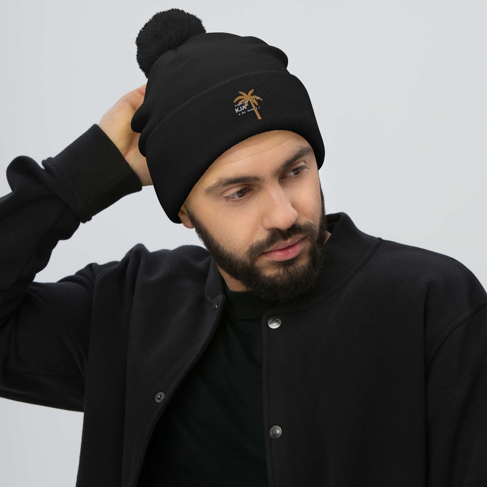 Image of KJ REVAMP Pom-Pom Beanie