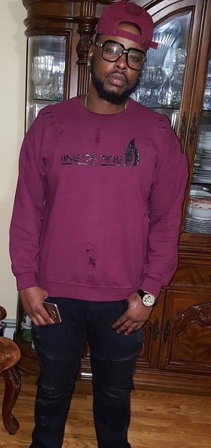 Image of "Distressed Smokey" Sweatshirt 