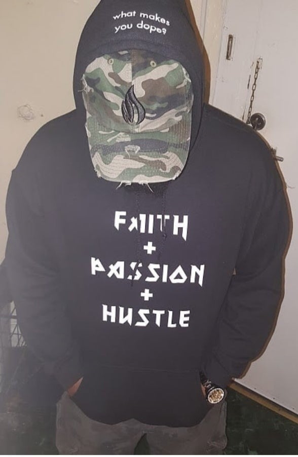 Image of "Distressed Camo" Cap