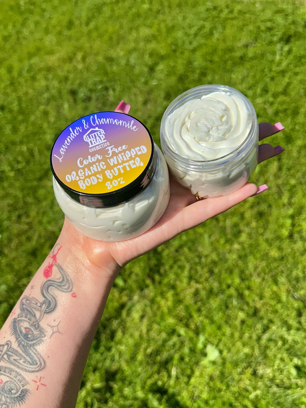 Image of Lavender & Chamomile🪻🌼 Color Free💧 Organic Whipped Body Butter🧈