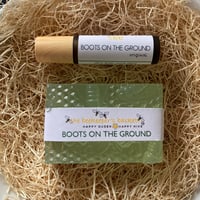 Image 1 of Boots On The Ground Honeybee Glycerin Bar Soap and Perfume Duo
