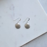 Image 4 of Sterling Silver Shell Earrings 