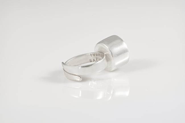 Urban Pop Up Silver Ring - High