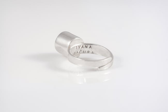 Urban Pop Up Silver Ring - Small High