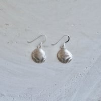 Image 2 of Sterling Silver Shell Earrings 