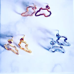 Image of MALAIKA Africa Outline Studs