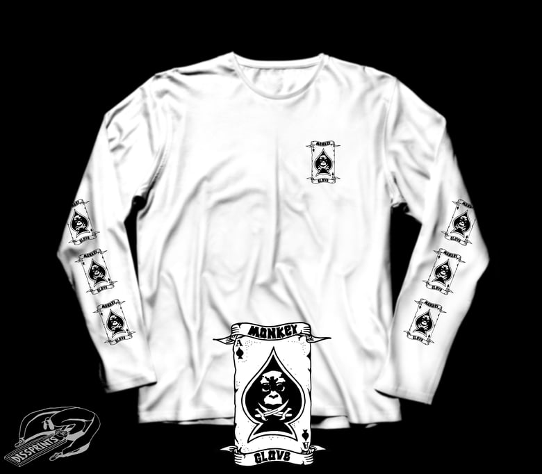 Image of Long Sleeve Monkeyglove Ace of Spades T - Couple of size large left
