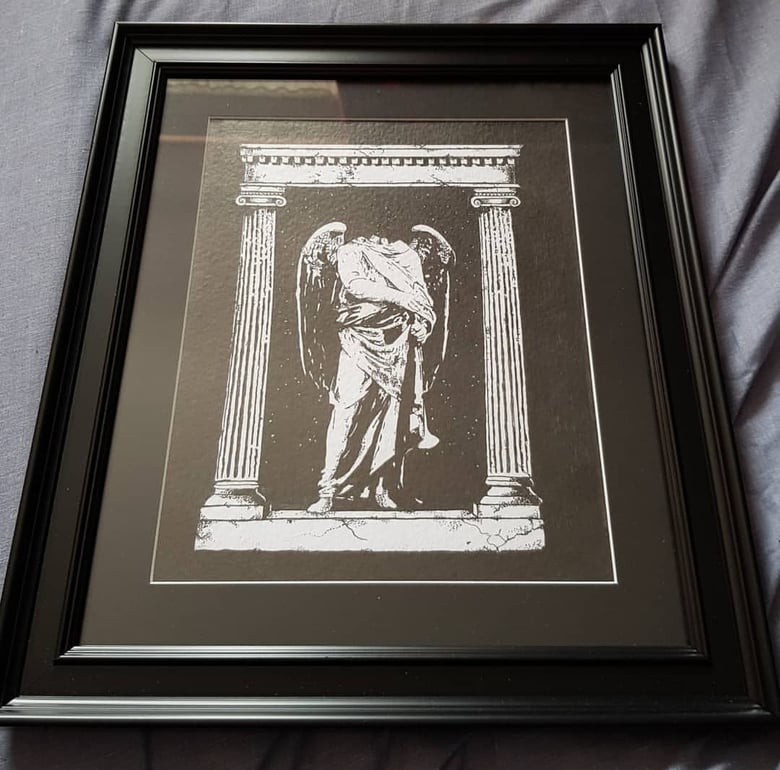 Image of Guardian of the Threshold original pen and ink drawing 