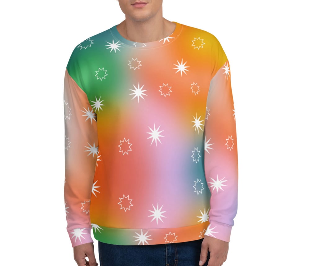Image of Fairy Dust Print Sweater
