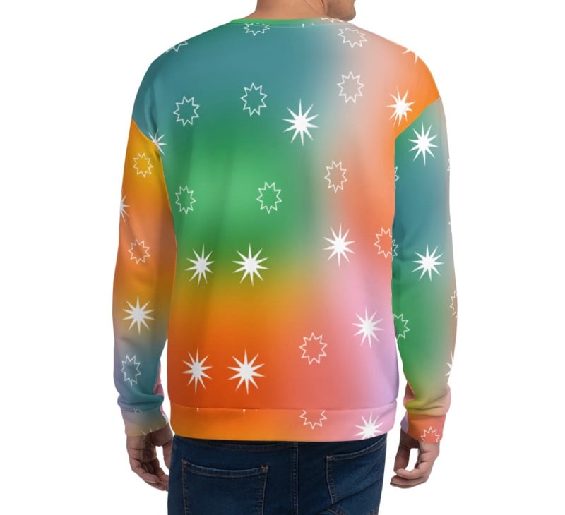 Image of Fairy Dust Print Sweater