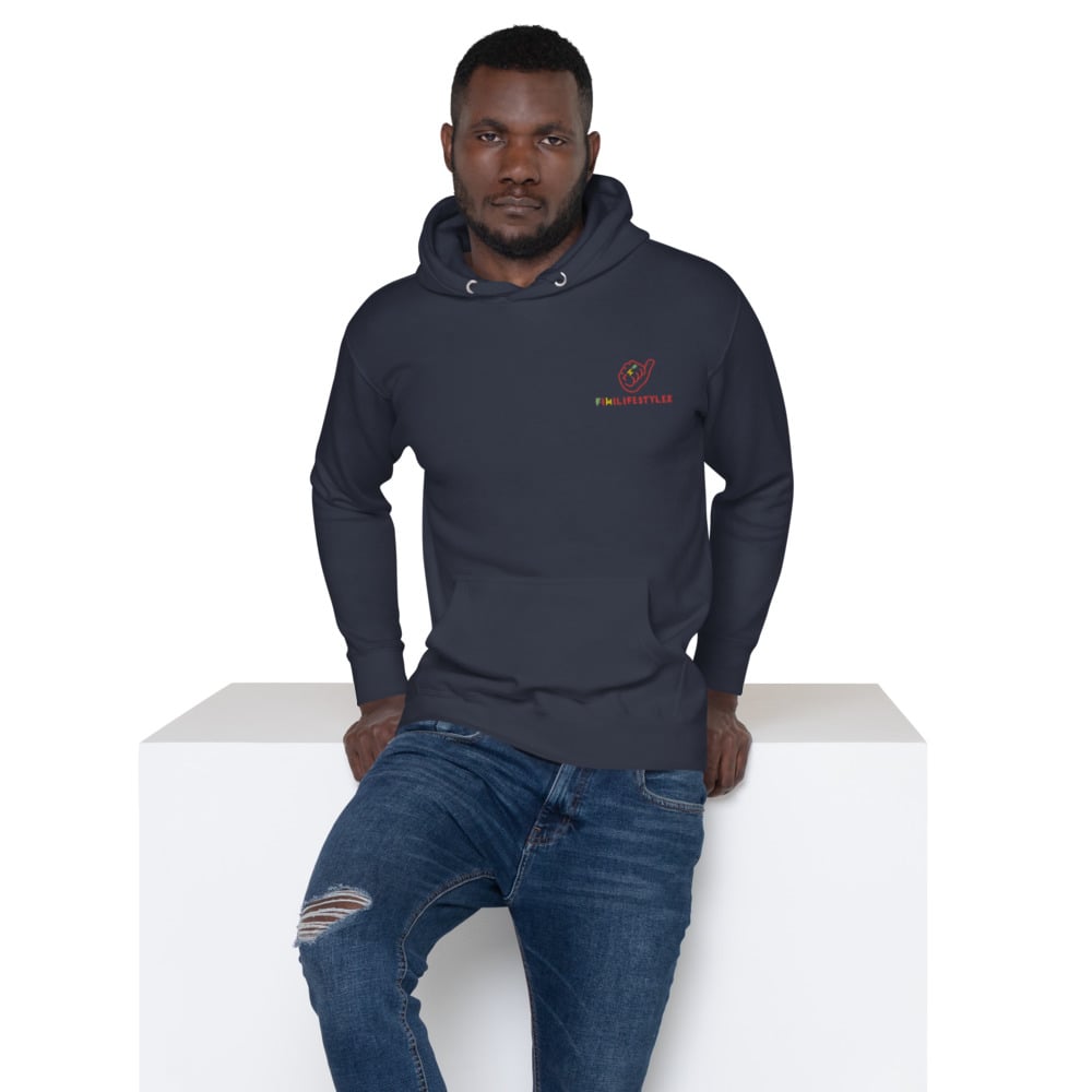 Image of Unisex Embroidery Hoodie