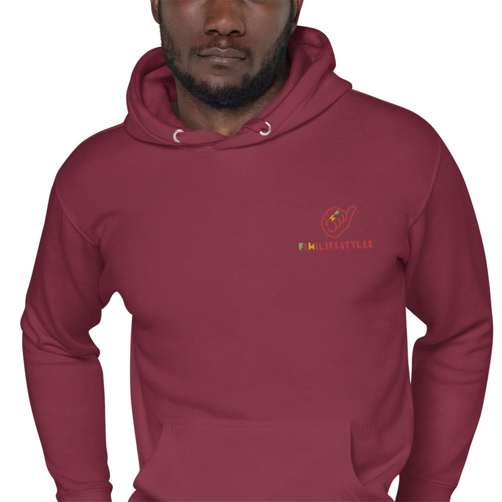 Image of Unisex Embroidery Hoodie