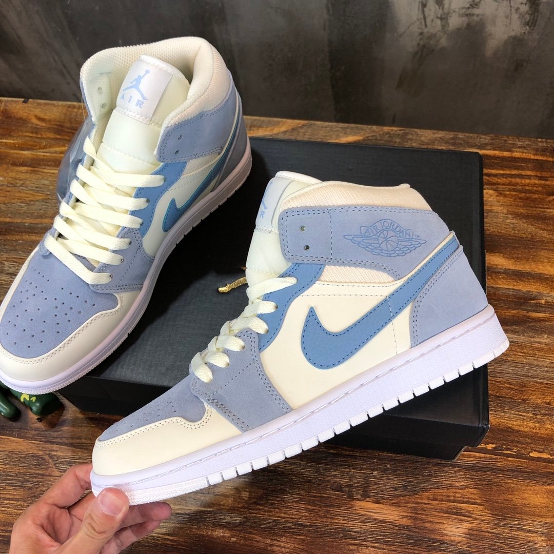 jordan 1 mid mixed blue