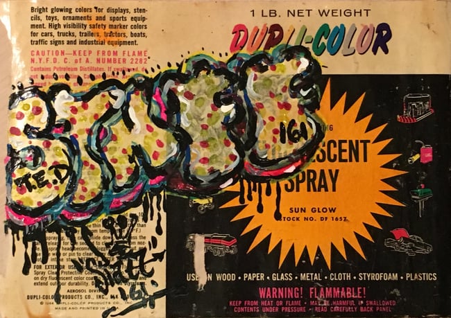 STAFF BUBBLE LETTER VINTAGE LABEL