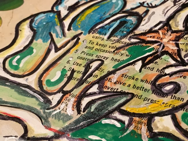 MISTER ED HORSE HEAD VINTAGE LABEL