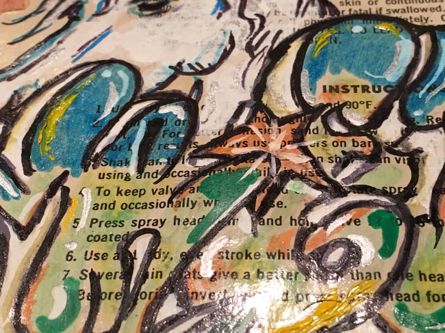 MISTER ED HORSE HEAD VINTAGE LABEL