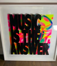 Image 1 of Music is the Answer ( super size) 