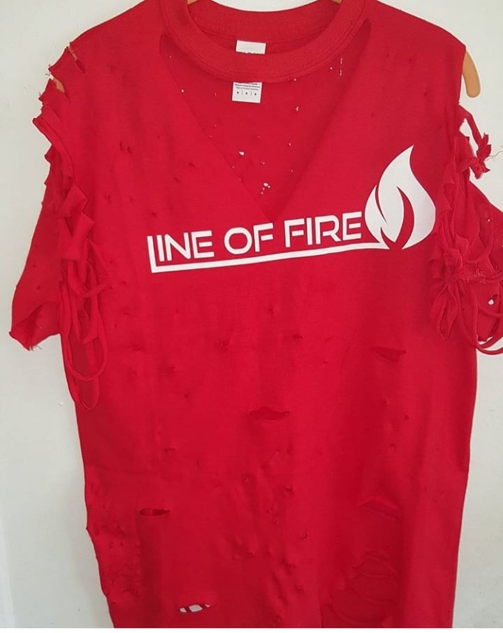 Image of Lady L.O.F "Distressed Damage" Tee 