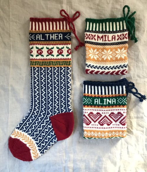 Nordic Star Christmas Stocking | Custom Christmas Stockings