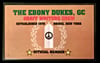THE EBONY DUKES, GC 50TH ANNIVERSARY MEMBERSHIP CARDS