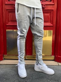 Image 2 of Pantalon Stripes Gris/Blanc