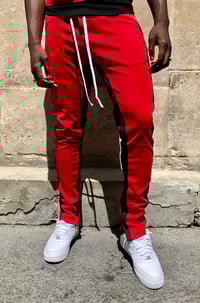 Image 1 of Pantalon Stripes Rouge/Noir