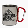 Mountain Bear Carabiner Mug 