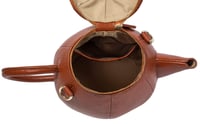 Leather Teapot Crossbody Purse (3 Colors)