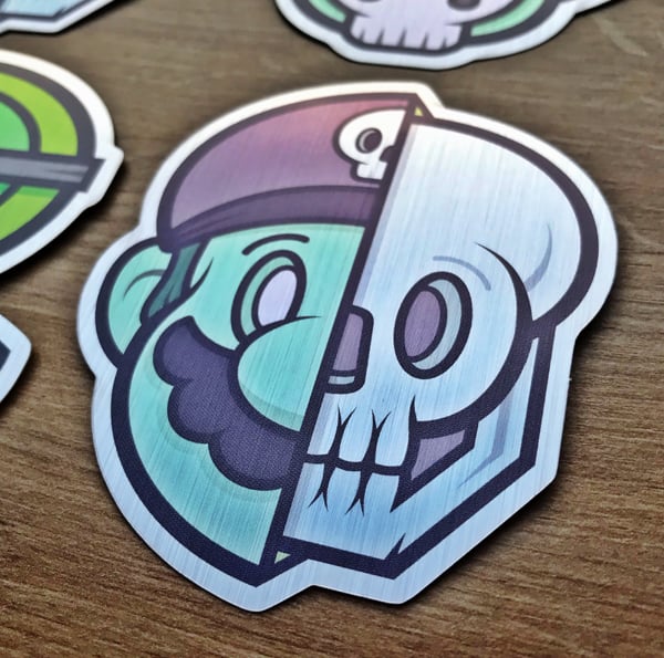 Image of INSIDE OUT! Wood Cut! Plus free brushed alloy sticker!