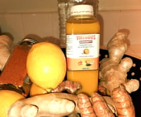 Ginger and Turmeric 16 oz bottle