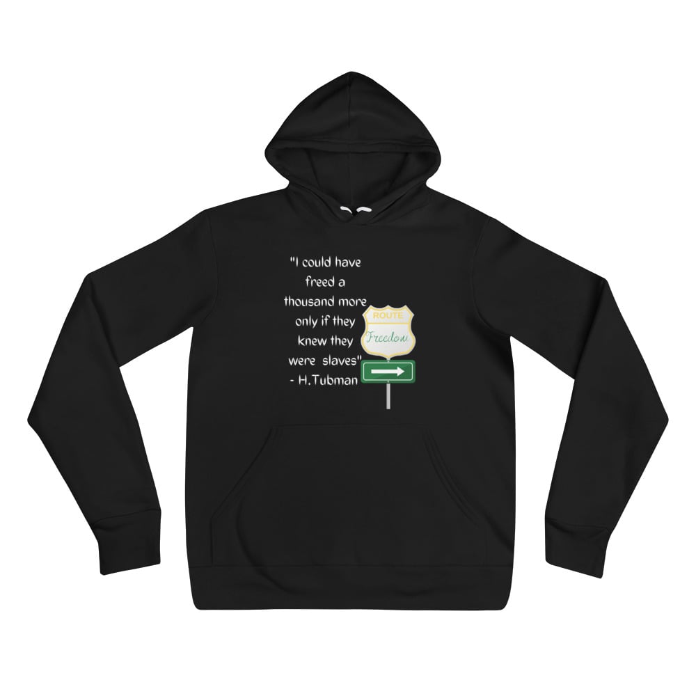 Image of Unisex Pullover Hoodie H. Tubman design 