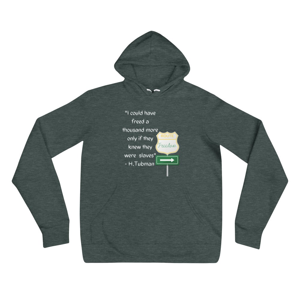 Image of Unisex Pullover Hoodie H. Tubman design 