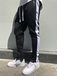 Image 1 of Pantalon Stripes Noir/Blanc