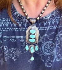 Image 2 of Ella Peters pendant on native beads 
