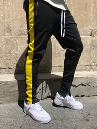 Image 2 of Pantalon Stripes Noir/Jaune