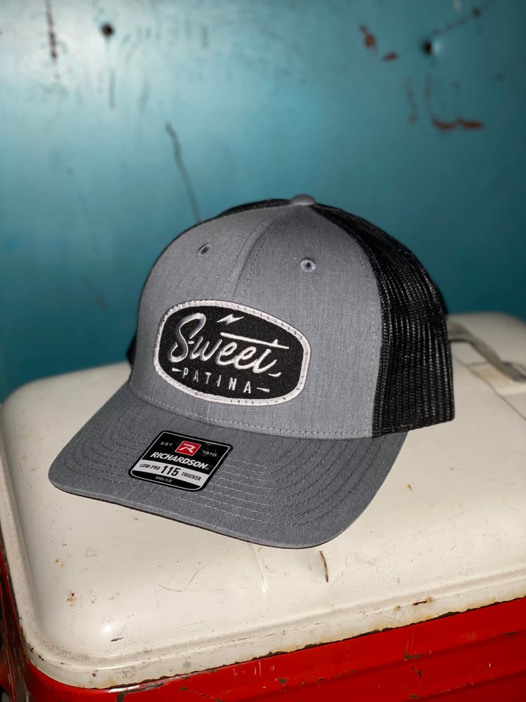 Image of Heather Grey Bolt Patch Hat 