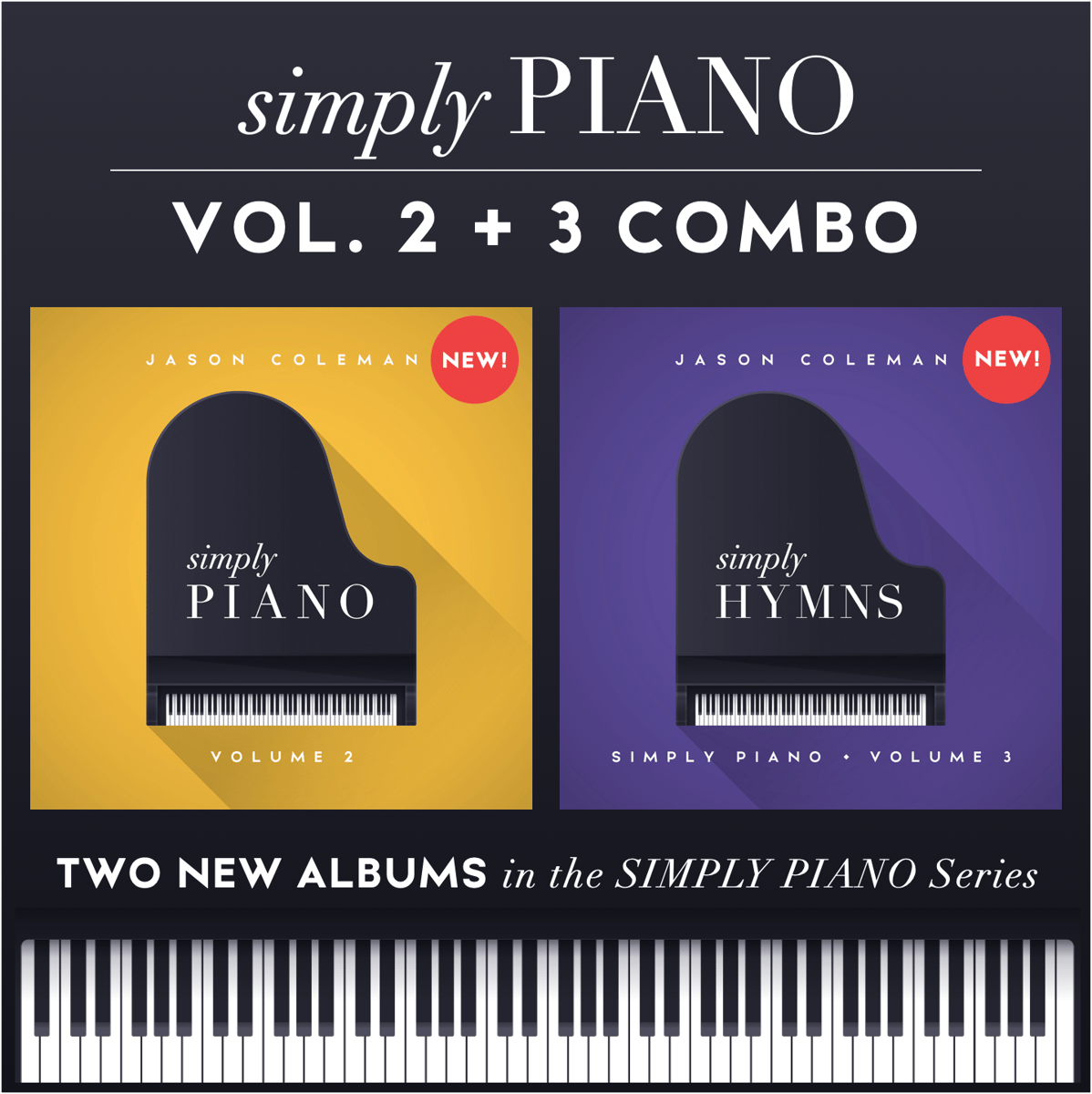 NEW! Simply Piano Vol. 2 + 3 COMBO (PREORDER, Shipping Dec 1) Jason
