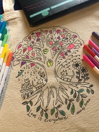 Image 3 of WOW "TREE CATS" COLORING BAG