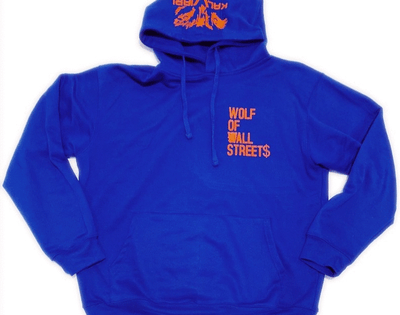 Image of KALVIARI WOLF OF ALL STREETS PULLOVER HOODIE  (SHEA EDITION)